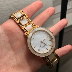 Kate Spade ♠️ Rose gold & pearl watch RARE